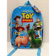 Disney Pixar Toy Story Blue Kids Backpack Woody Buzz Lightyear 384073 NWT