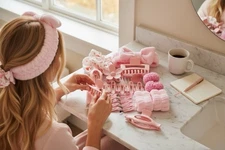 Women’sHair Accessories Mega Set - Headband, Claw Clips, Scrunchies, Flower Clip