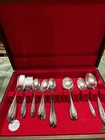 66 Piece International Sterling Silver “Prelude”Flatware Set w/Box & Felt Wraps