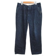 O-CHO-RUI.LAB Denim Jeans Men  s Indigo 34W Cotton Magnet Button AB Condition