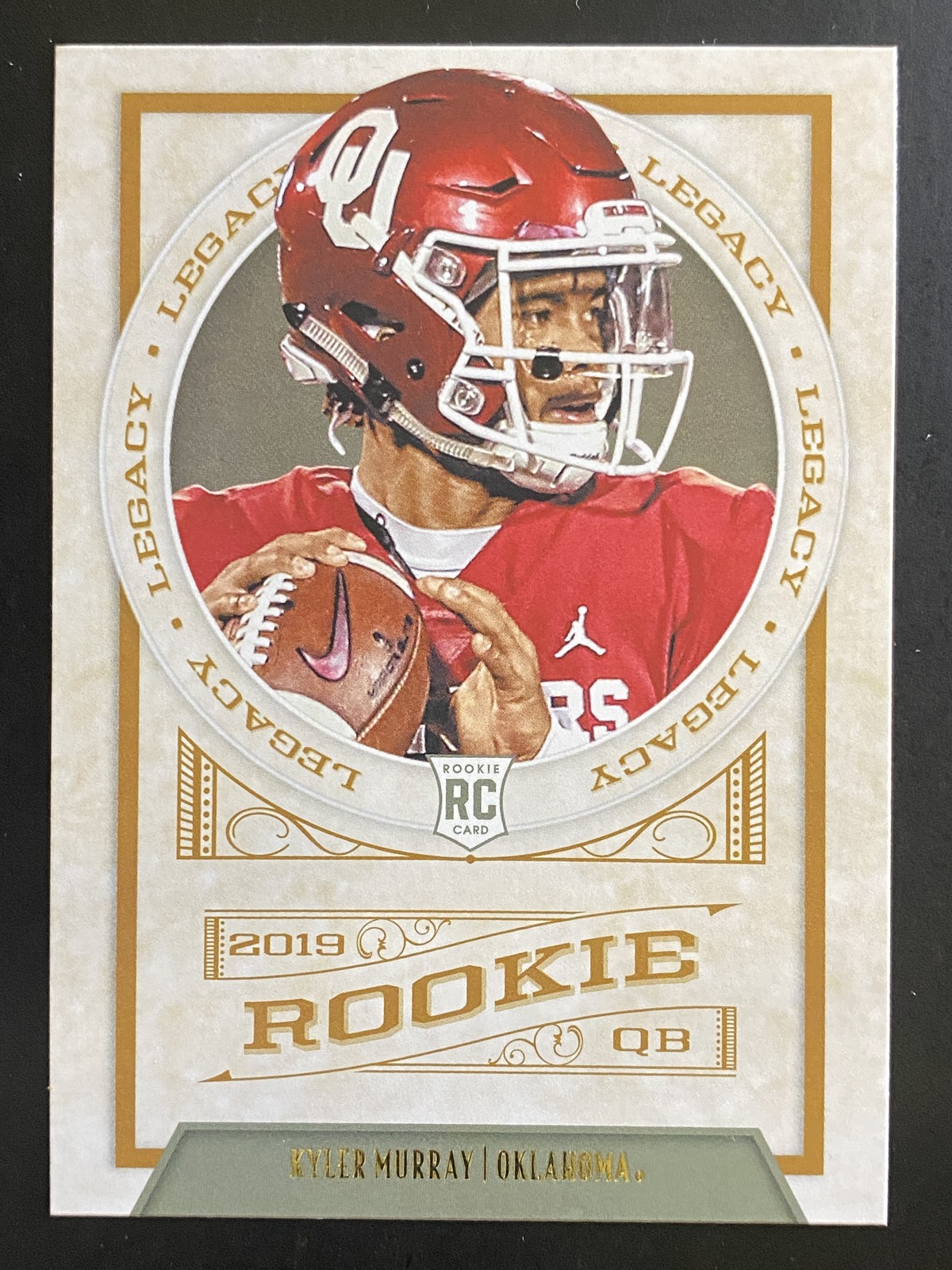 Kyler Murray 2019 Panini Legacy Football Rookie Card Oklahoma Sooners #182