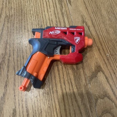 Nerf N-Strike Mega BigShock Single Shot Blaster Dart Gun Red Orange