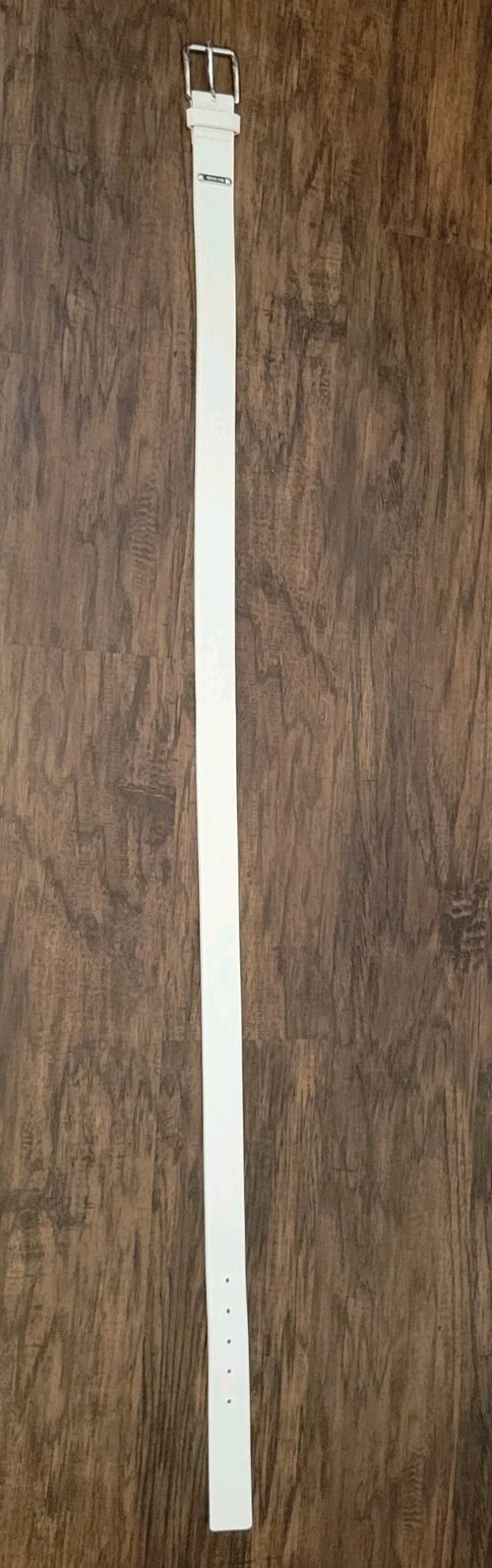 Michael Kors Belt Solid White Adjustable, Silver … - image 4