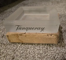 Tanqueray Ashtray X2 Frosty Unused. 