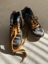 Step and Stride Boys Brown Boots Shoes 6 M Toddler