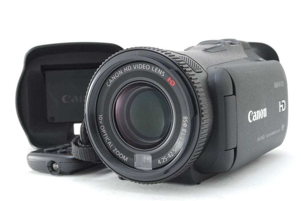 Canon iVIS HF G20 VIXIA Video Camera Camcorder [ Near MINT w/hood ] From JAPAN - Image 3 of 4