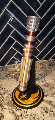 Princess Leia Organas' Lightsaber 1:1 Replica w/ Jedi Display Stand | 3D Printed