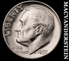 1955-D Roosevelt Dime- Silver- Choice Gem Brilliant Uncirculated Luster #K4000