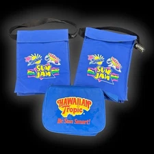 VTG Koozie Tote Bag * Sunkist Nabisco Sun Jam Hawaiian Tropic RARE Promo 3 Total