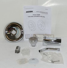 Moen T183 Chateau POSI Temp Tub Shower Trim Kit With Diverter Chrome