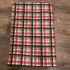 WINTER WONDER LANE Holiday Set of Two Queen Size Plaid* Pillow Cases