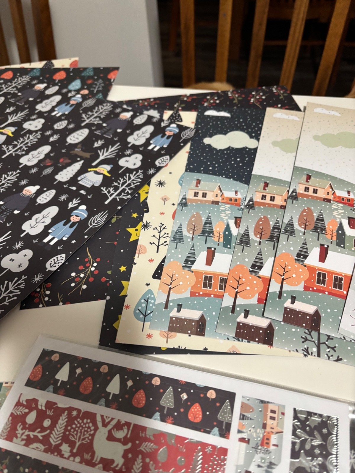 Festive Fayre Winter theme Card and Scrapbooking kit