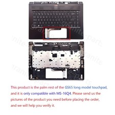 New Palmrest Upper Case Backlit Keyboard For MSI GS65 Stealth GS65VR MS-16Q4 US
