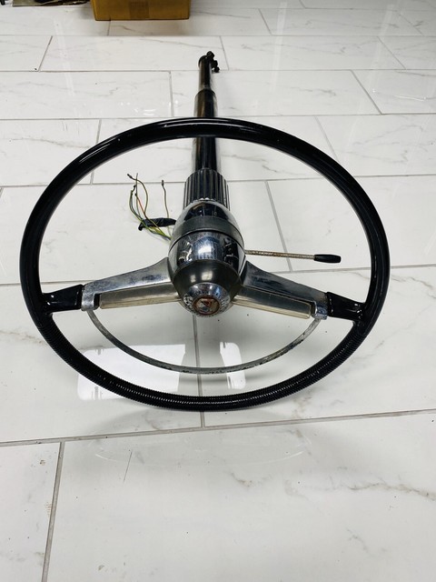 1955 Thunderbird Steering Wheel And Telescoping Column Original Ebay