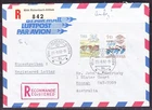 Switzerland 1982 Airletter R842 Rickenbach to Moonah + back