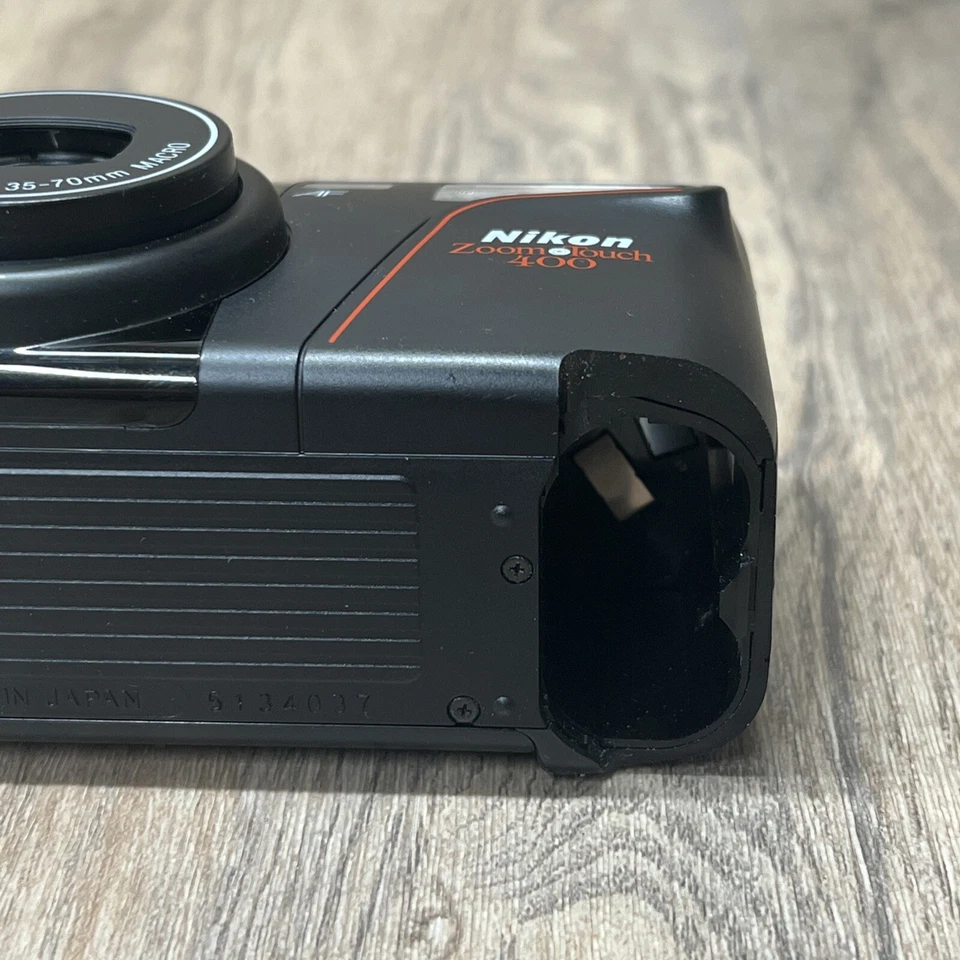Nikon Zoom Touch 400 35mm Point and Shoot AF Film Camera 35-70mm JAPAN Untested - Image 3 of 4