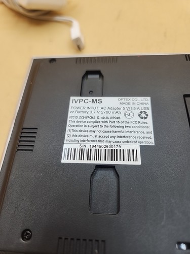 Optex iVision+ Connect Mobile Station for IVPC Intercom System IVPC-MS Working - Picture 5 of 5