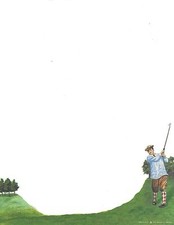 Classic Argyle Golf Golfer Designer Letter Co...