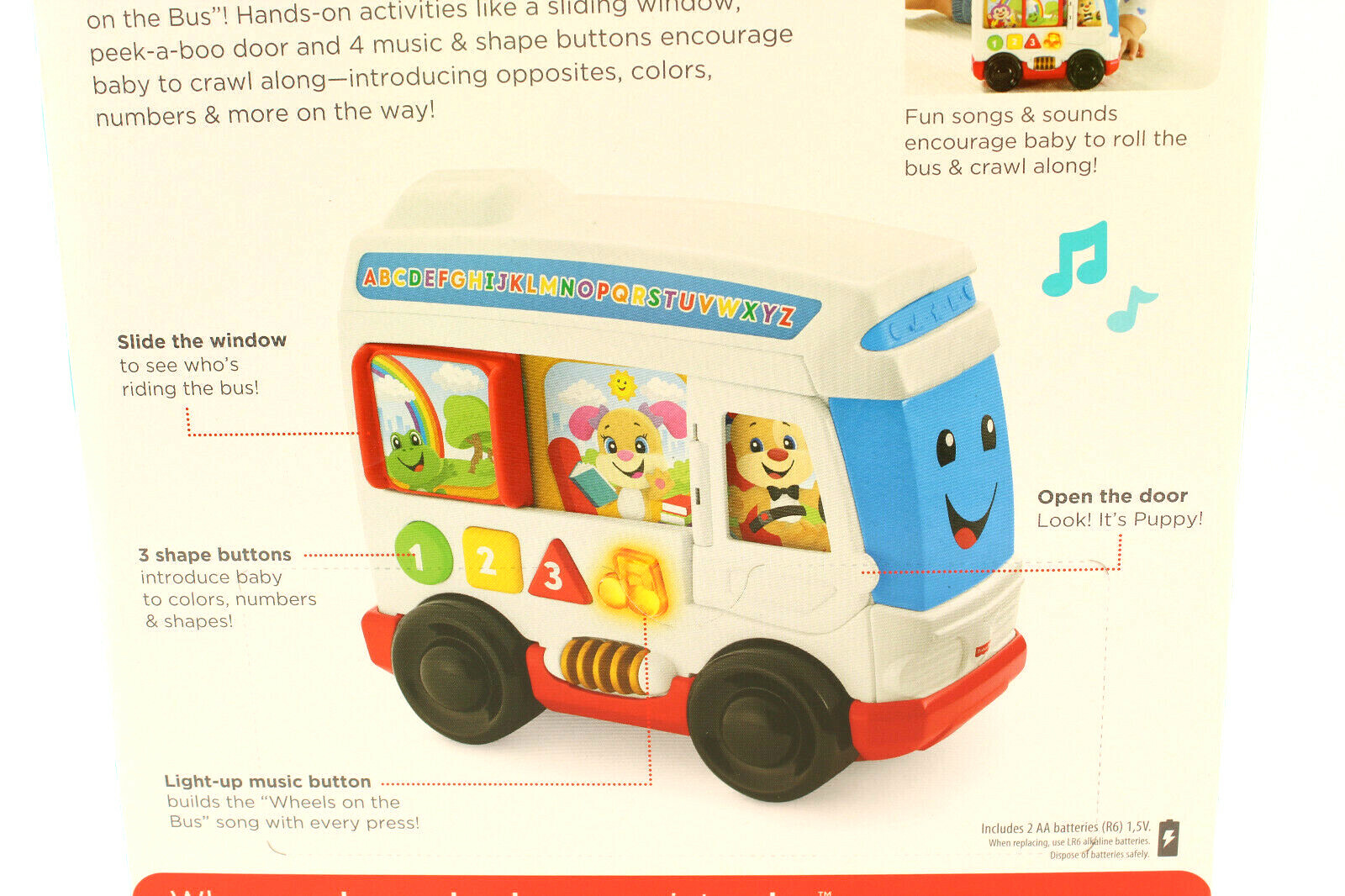fisher price laugh and learn bus