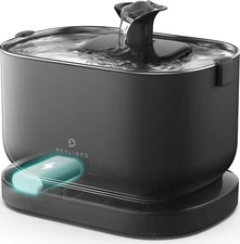 PETLIBRO Battery Operated Cat Water Fountain, 2.5L/84Oz Dockstream Wireless Pet