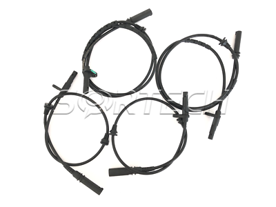 4pcs Front and Rear L&R RABS Speed Sensor for BMW 34526771776