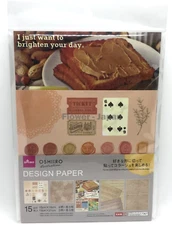 Design Paper Oshiro Collection Collage Paper Pattern 15 Sheets Decoration 3