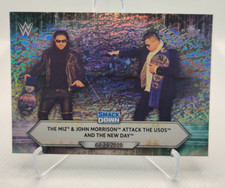2021 Topps WWE Foilboard #42 The Miz & John Morrison wrestling card