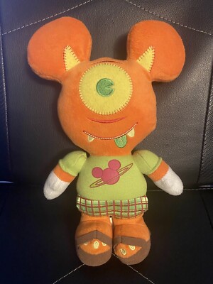 Mickey Monsters Disneyland Orange Plush Soft Toy 11'' OGG Doll Stuffed