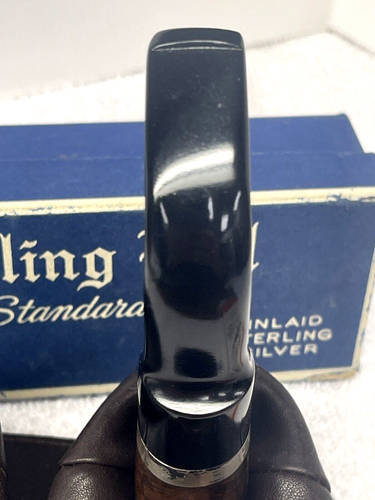 STERLING HALL Smooth #79 Full Bent OOm Paul Unsmoked w Box & Pamphlet NOS - Picture 8 of 21