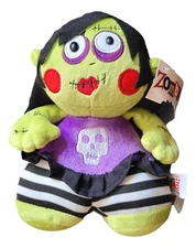 Girl Zombie 8.5" Plush Stuffed Toy Doll Creepy Plushie