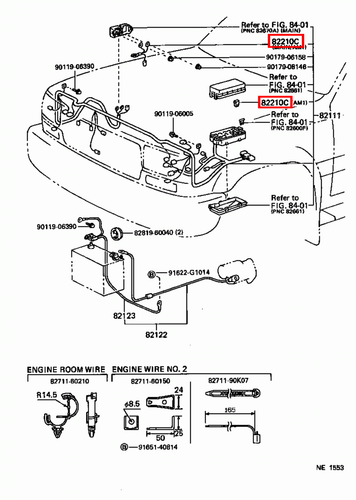 Genuine Toyota LandCruiser 80 Series FZJ 1FZ FE 4.5 Petrol Fusible Link Wire - Picture 8 of 8