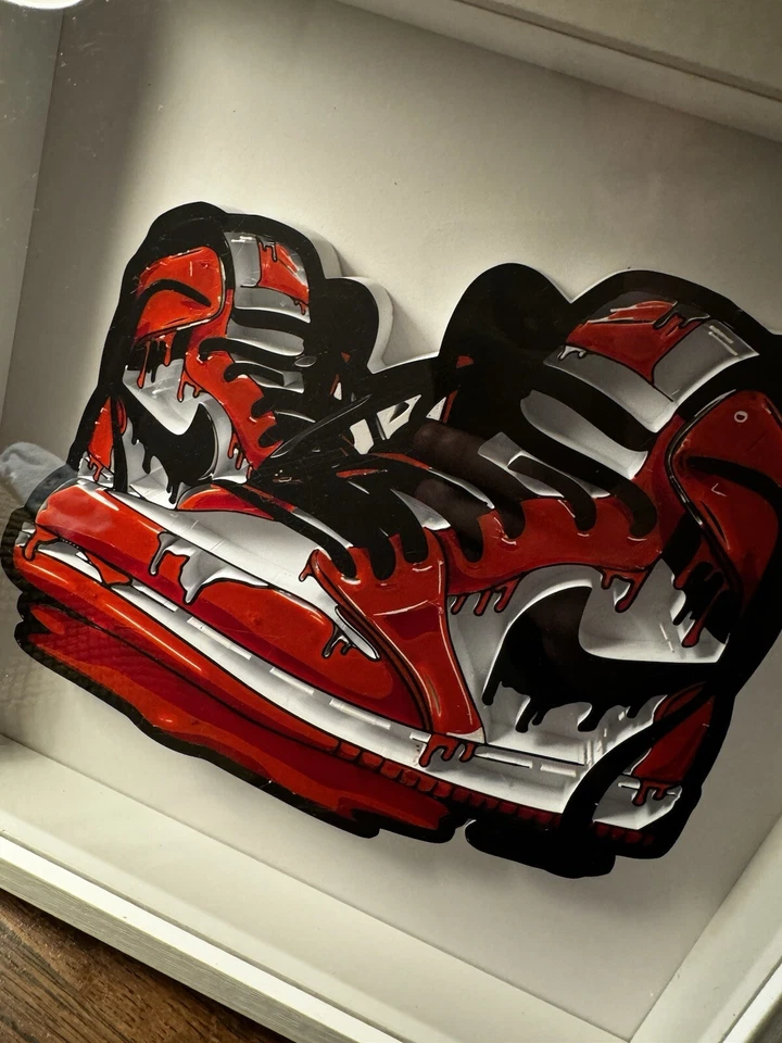 Custom 3D Printed Nike Drip Sneaker Sign – Street Art Wall Decor – Br3ttin3D - Image 3 of 4
