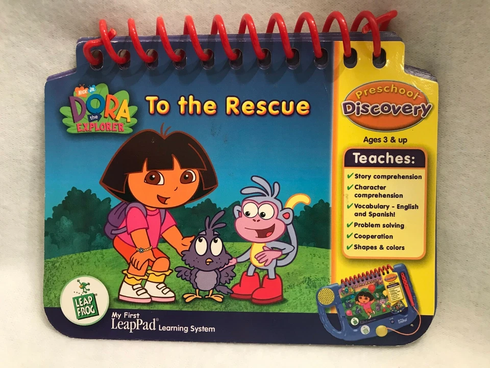 Leap Frog PRESCHOOL My First LeapPad Dora To The Rescue Story Book Cartridge - Image 2 of 4