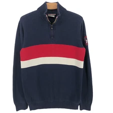 PEAK PERFORMACE Men Kyler 1/4 Zip Neck Pullover Jumper Sweater Size L