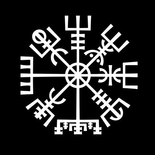 Viking Compass vinyl sticker decal norse symbol eBay