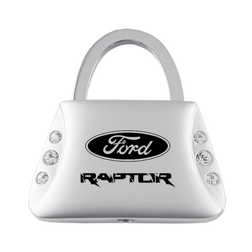Ford Raptor Keychain & Keyring - Purse Shape Key Chain with Crystals Bling