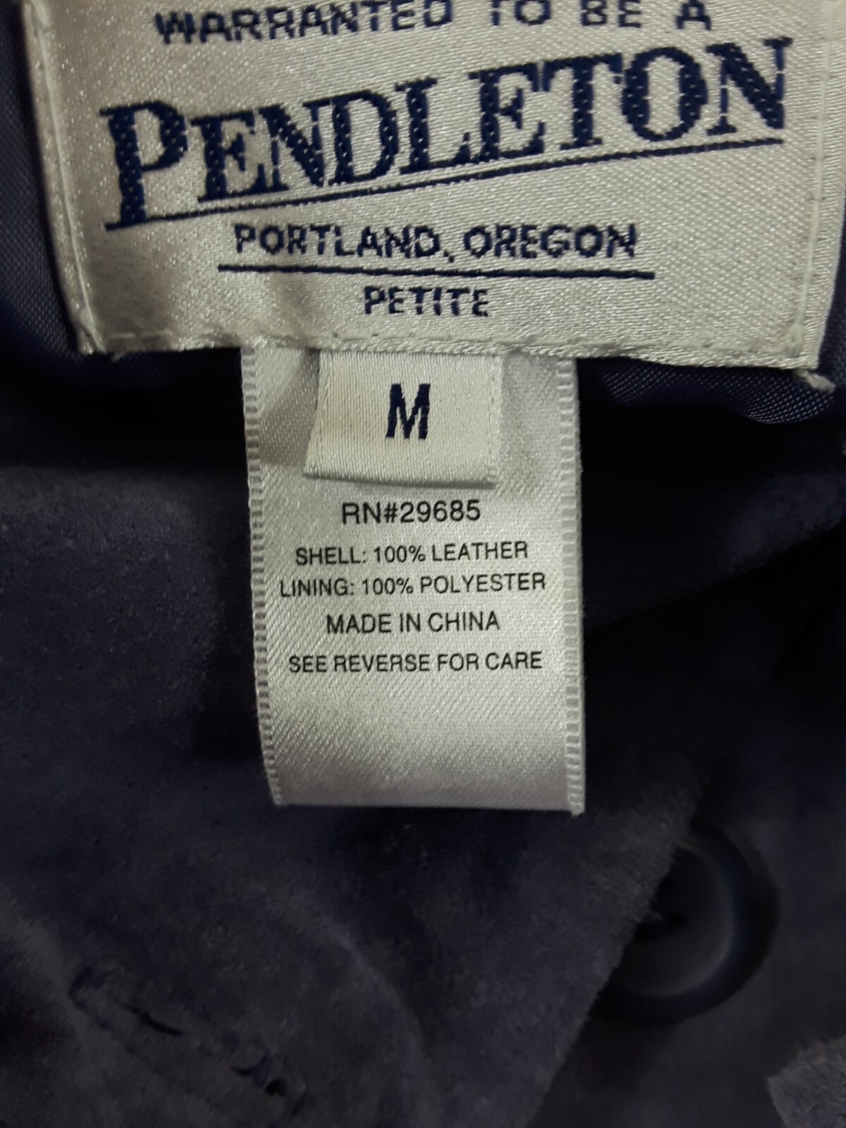 Pendleton Women's Jacket Purple Size M Button Up … - image 6