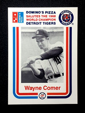 WAYNE COMER 1988 DETROIT TIGERS DOMINO'S PIZZA / SALUTE 1968 CHAMPS #3     61025
