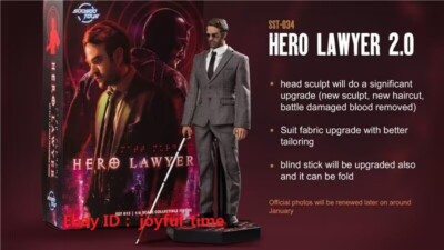 INSTOCK，Soosootoys SST-034 Blind Vigilante Daredevil 2.0 1/6