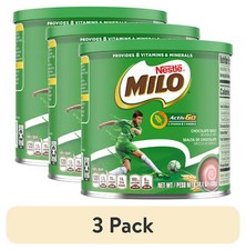  3 pack MILO Chocolate Flavored Nutritional Drink Mix, 14.1 oz Canister