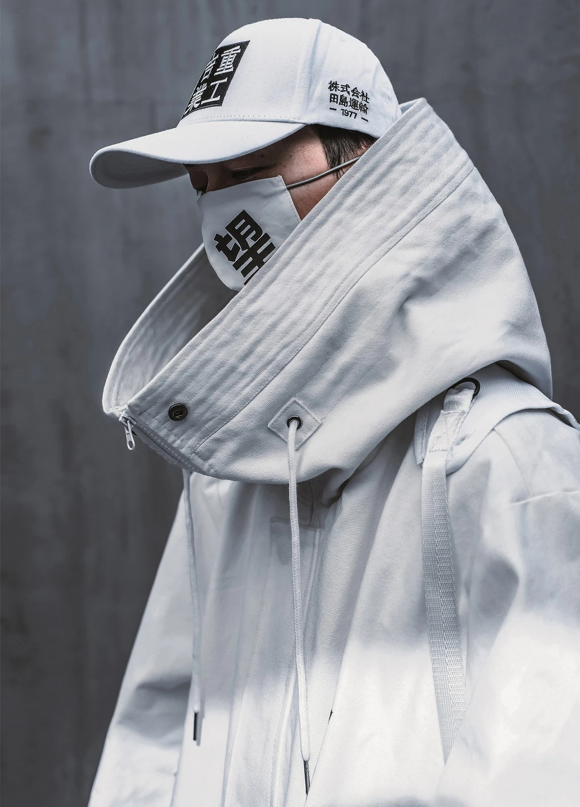 Niepce i-Tech Techwear Jacket Urban Streetwear Asian Hip Hop Funnel Hoodie image 13