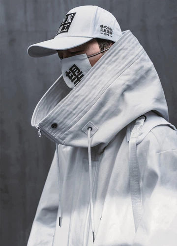 Niepce i-Tech Techwear Jacket Urban Streetwear Asian Hip Hop Funnel Hoodie image 13