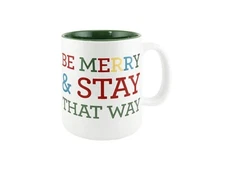 About Face Designs Be Merry and Stay That Way Mug ~ Great Gift Idea!