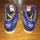 PUMA Boys Running Athletic Shoes Non-Marking Hi Top Blue Sneakers 4.5 Gym Tennis — photo 4