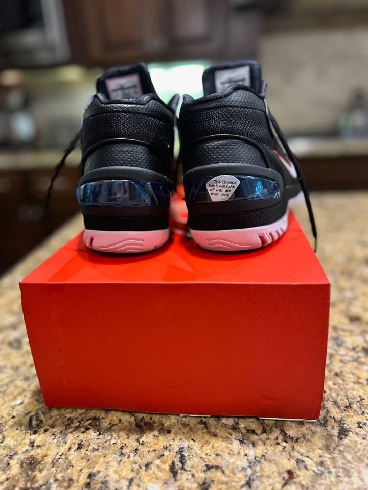 NIB! Nike Air Zoom Generation QS Retro Men's 10 Lebron King's Rook AJ4204-001 - Image 3 of 4