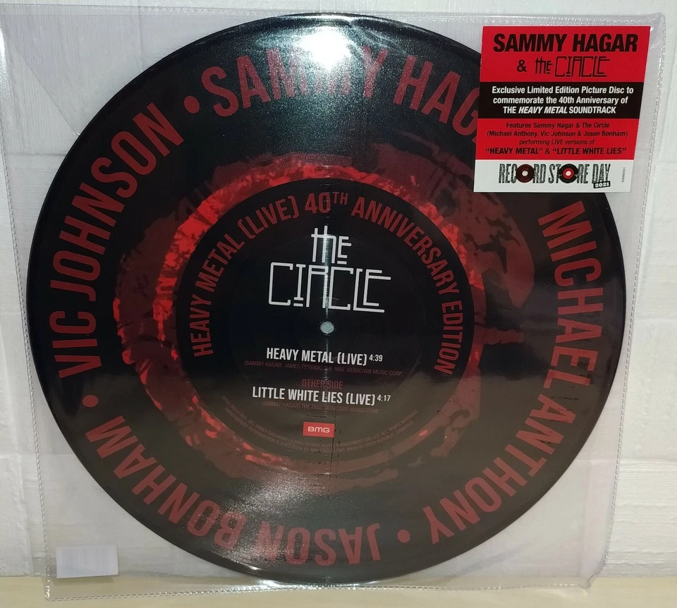 SAMMY HAGAR & THE CIRCLE - HEAVY METAL / LITTLE WHITE LIES - RSD 2021 – 12” - Imagen 1 de 1