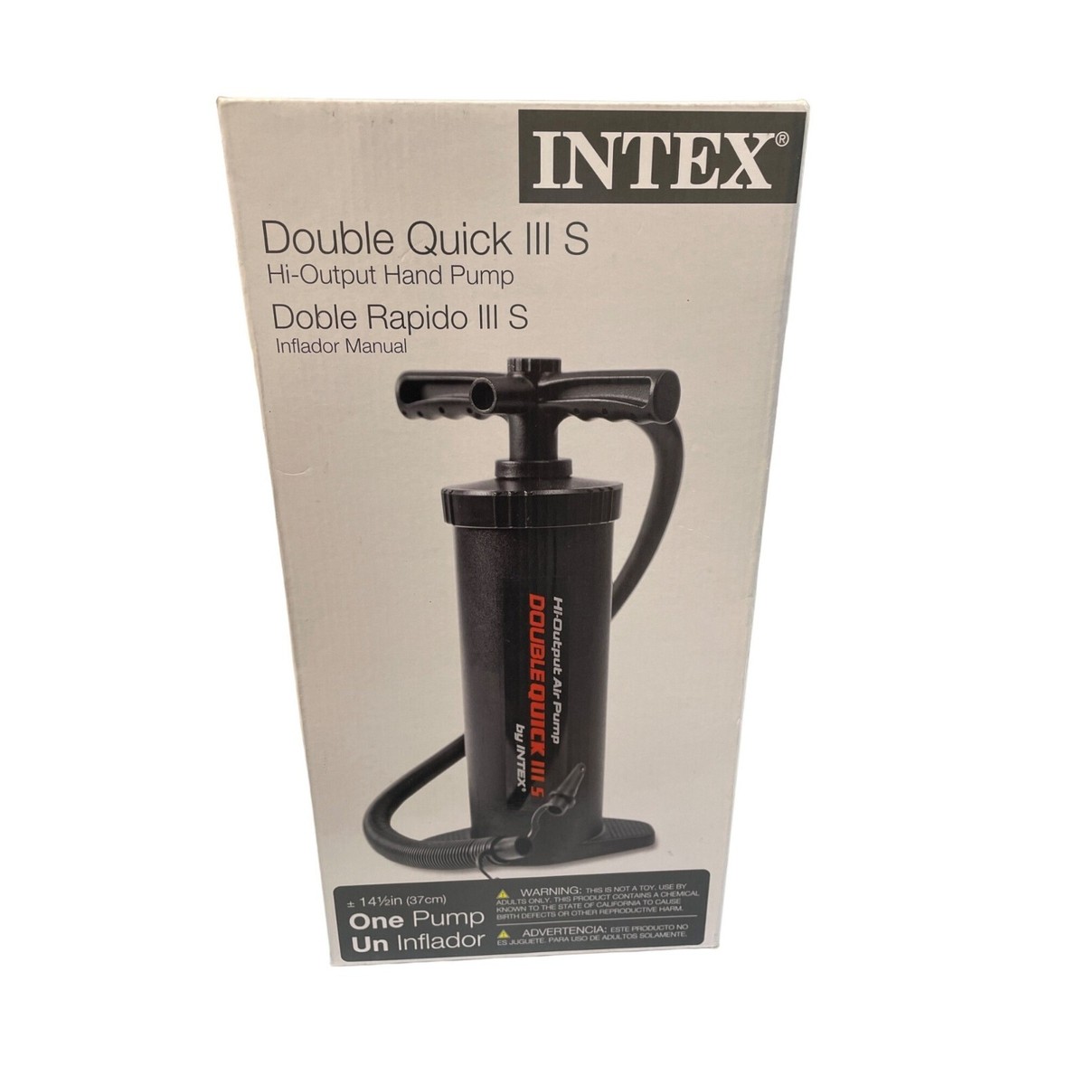 Intex III S Hi- Output Double Quick Hand Pump SKU 1612