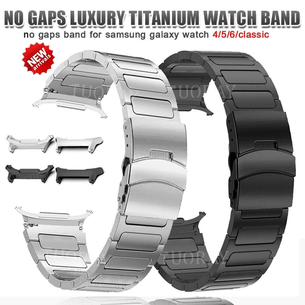 Metal Strap Link Bracelet Titanium Wrist Band for Samsung Watch Ultra 47mm NEW