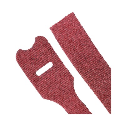 PANDUIT HLTP2I-X12 Hook-and-Loop Cable Tie,8 in,Maroon,PK10 2CNF8