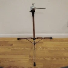 PURECUSSION Drum stand Braced Tripod Adjustable Chrome Heavy Duty Used. Free Shp